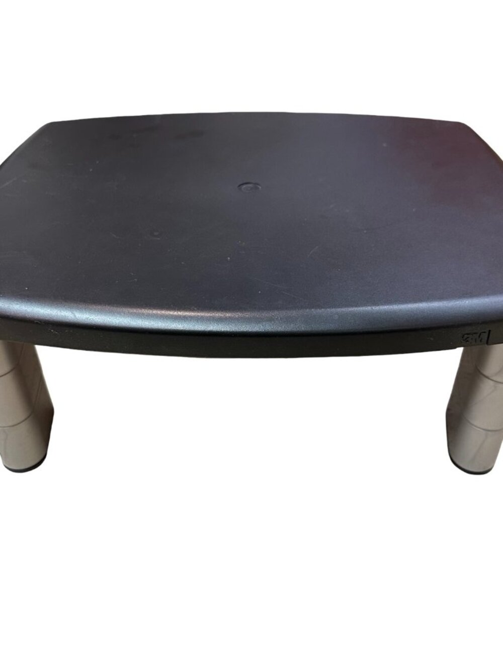 3M Monitor Stand Black Plastic Used Desk Riser